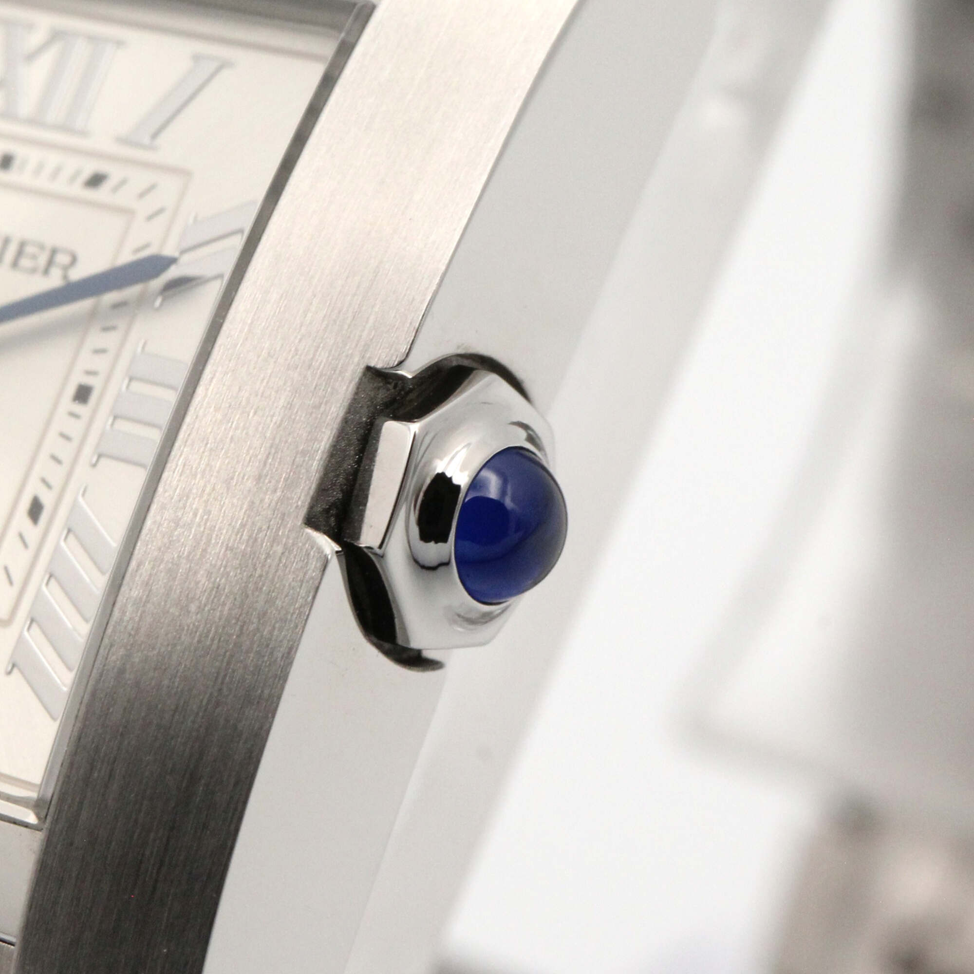 Cartier Tank Française SM Watch, Stainless Steel, Ladies, Silver Tone, WST0065 — Very Good