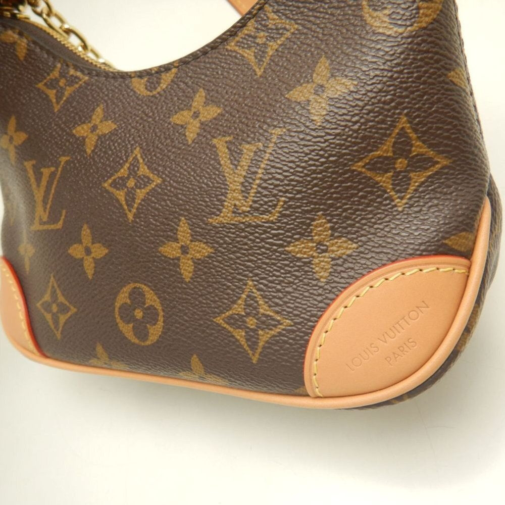 LOUIS VUITTON Louis Vuitton Monogram Nano Boulogne M25519 Shoulder Bag Brown Women's 253989 — Like New