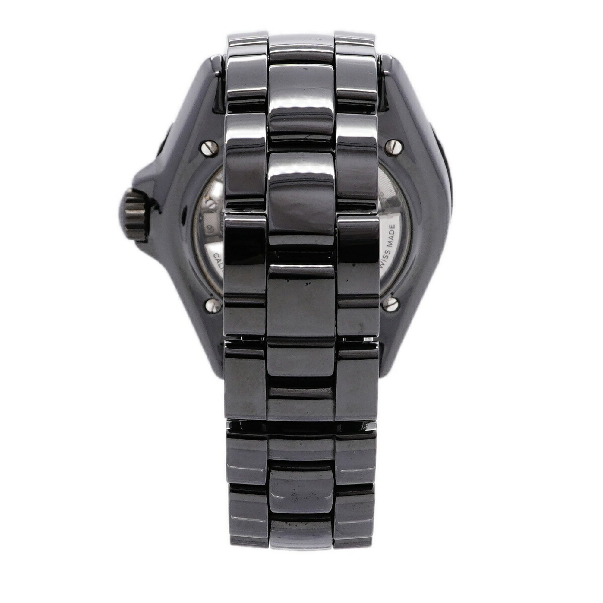 Chanel J12 Wanted de H7418 Black Dial Men's Watch — Very Good