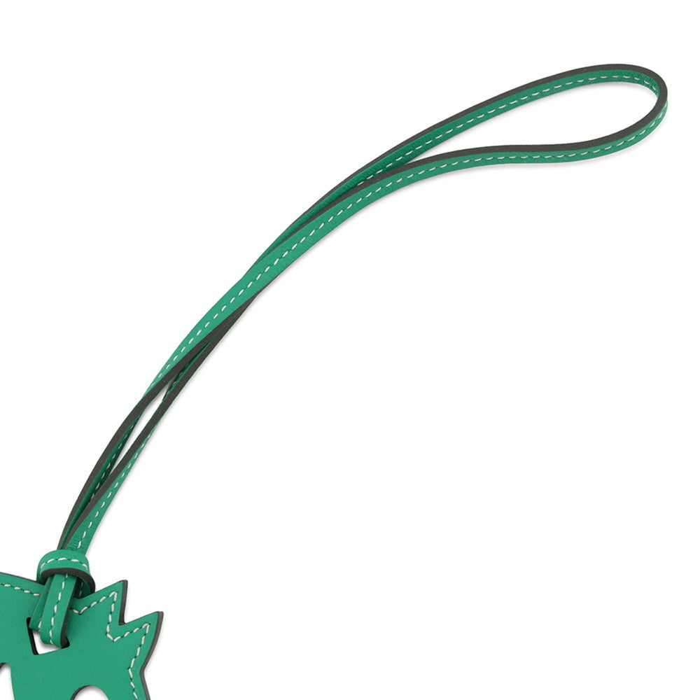 Hermes accessory bag charm Paddock Cheval mint Swift HERMES — Like New