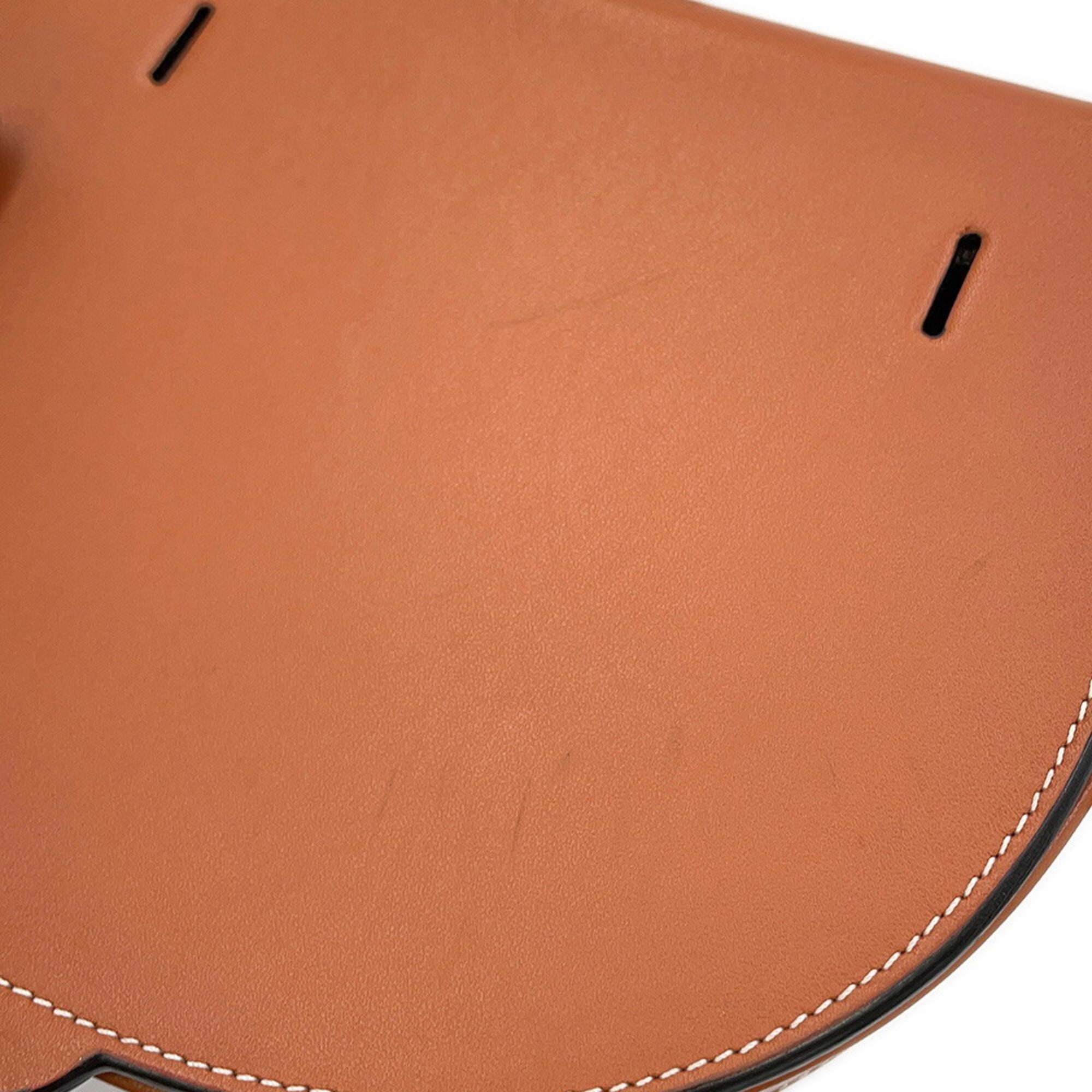 LOEWE Anagram Shoulder Bag, Heel Leather