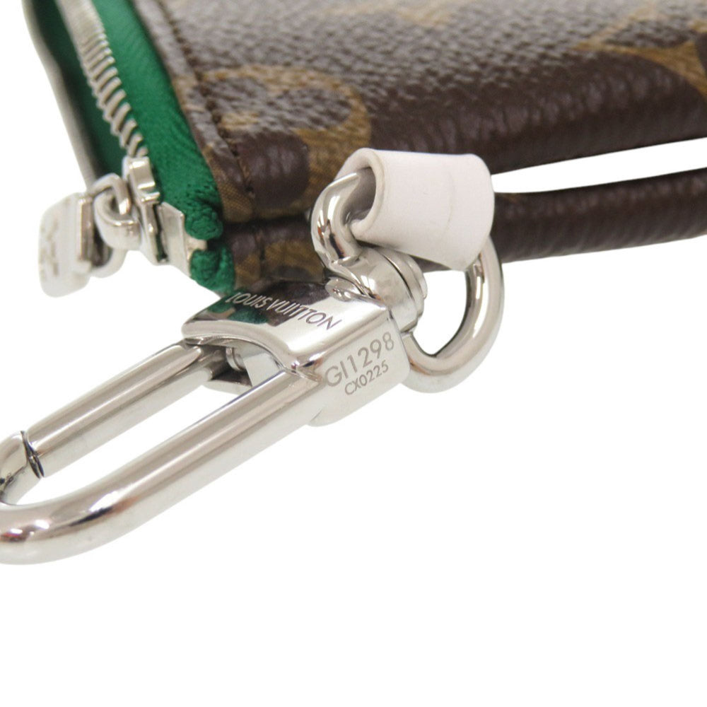Like new Louis Vuitton Golf Accessory Pouch Monogram GI1298 Brown 0712 LOUIS VUITTON — Like New