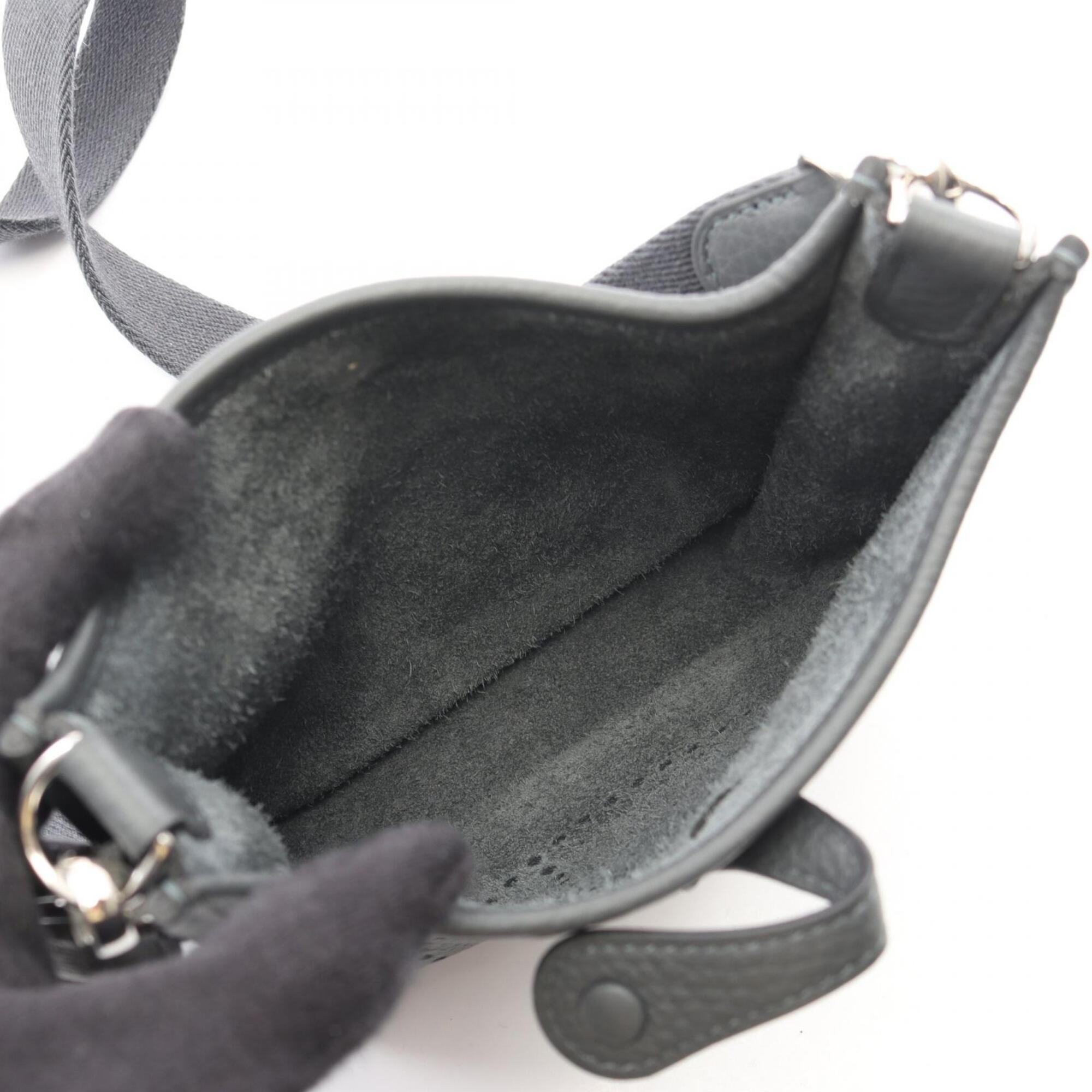 Hermes Evelyne TPM Amazon Gris Misty Shoulder Bag/Handbag, Taurillon Clemence Leather, Women's, Gray — New - Store Return