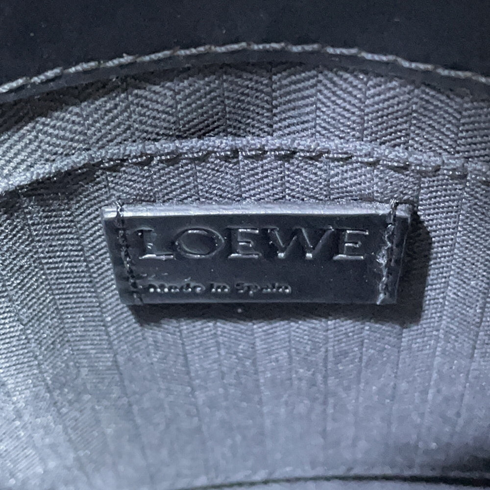 Loewe Standard A5 Tote Handbag, Calf Leather, A933S30X01, LOEWE 2-way Shoulder Bag, Black — Like New