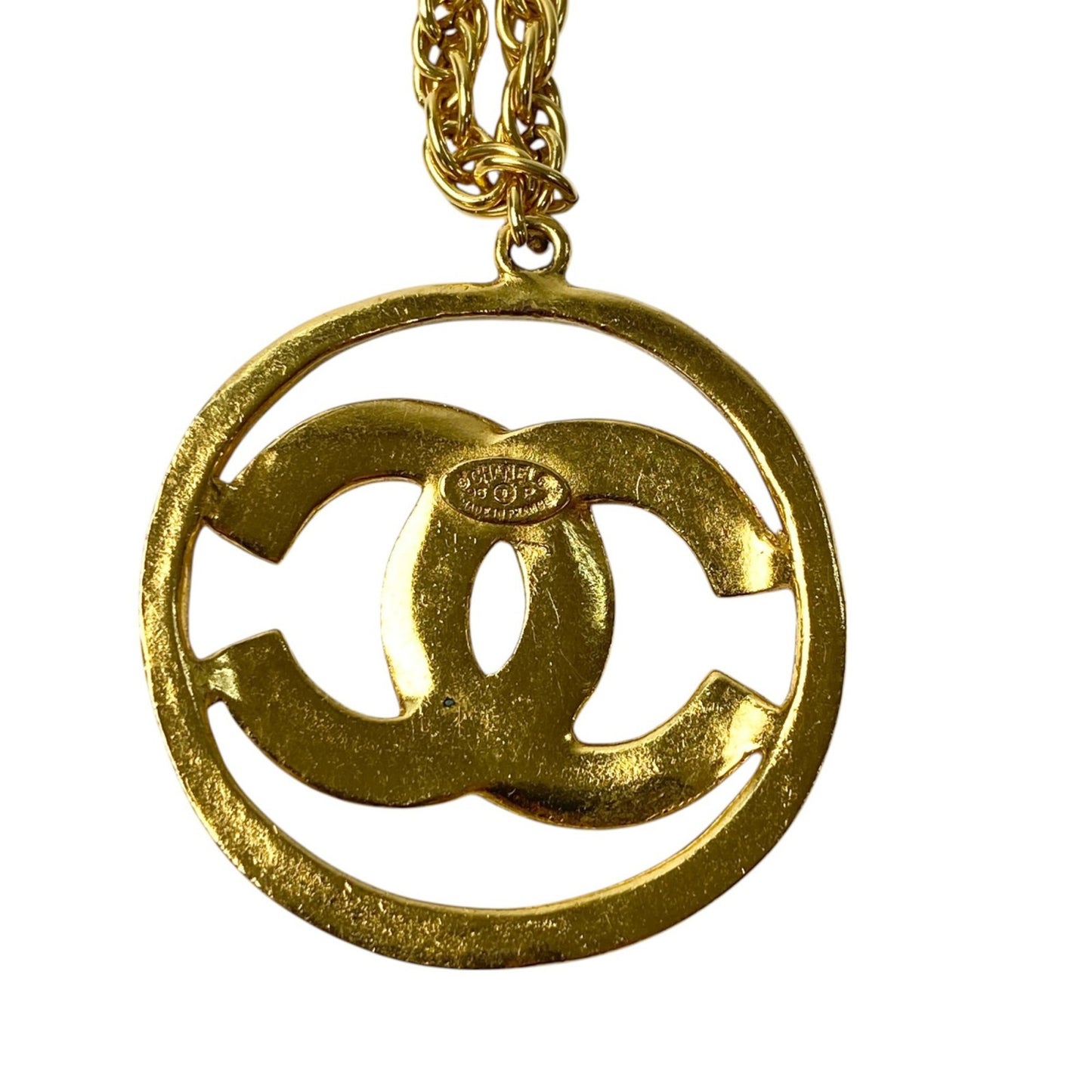 Vintage Chanel Coco Mark Necklace 96P for Women