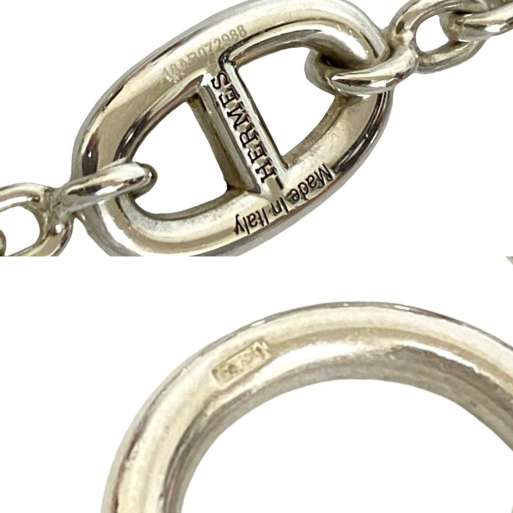 HERMES Farandole Silver 925 Chain Bracelet, 122-9