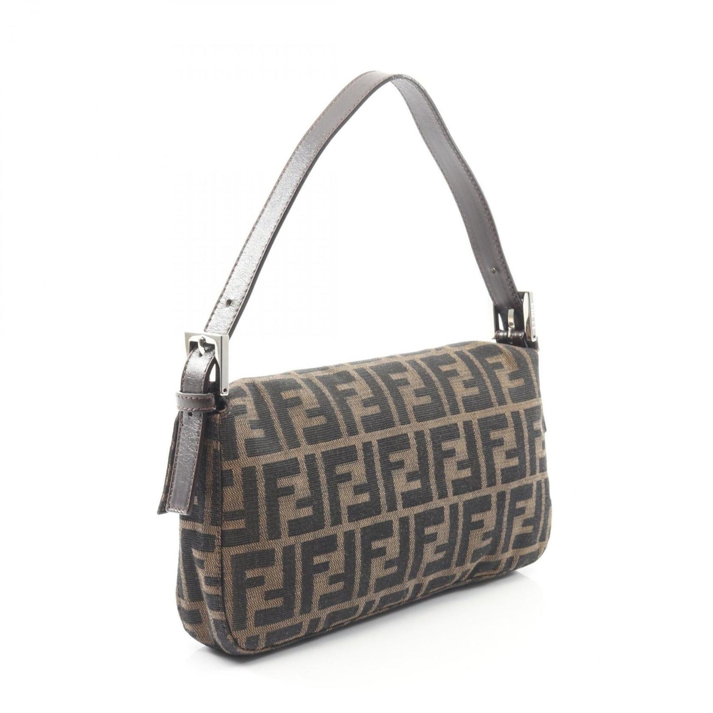 Fendi Mamma Bucket Zucca Handbag, Canvas and Leather, Women's, Brown