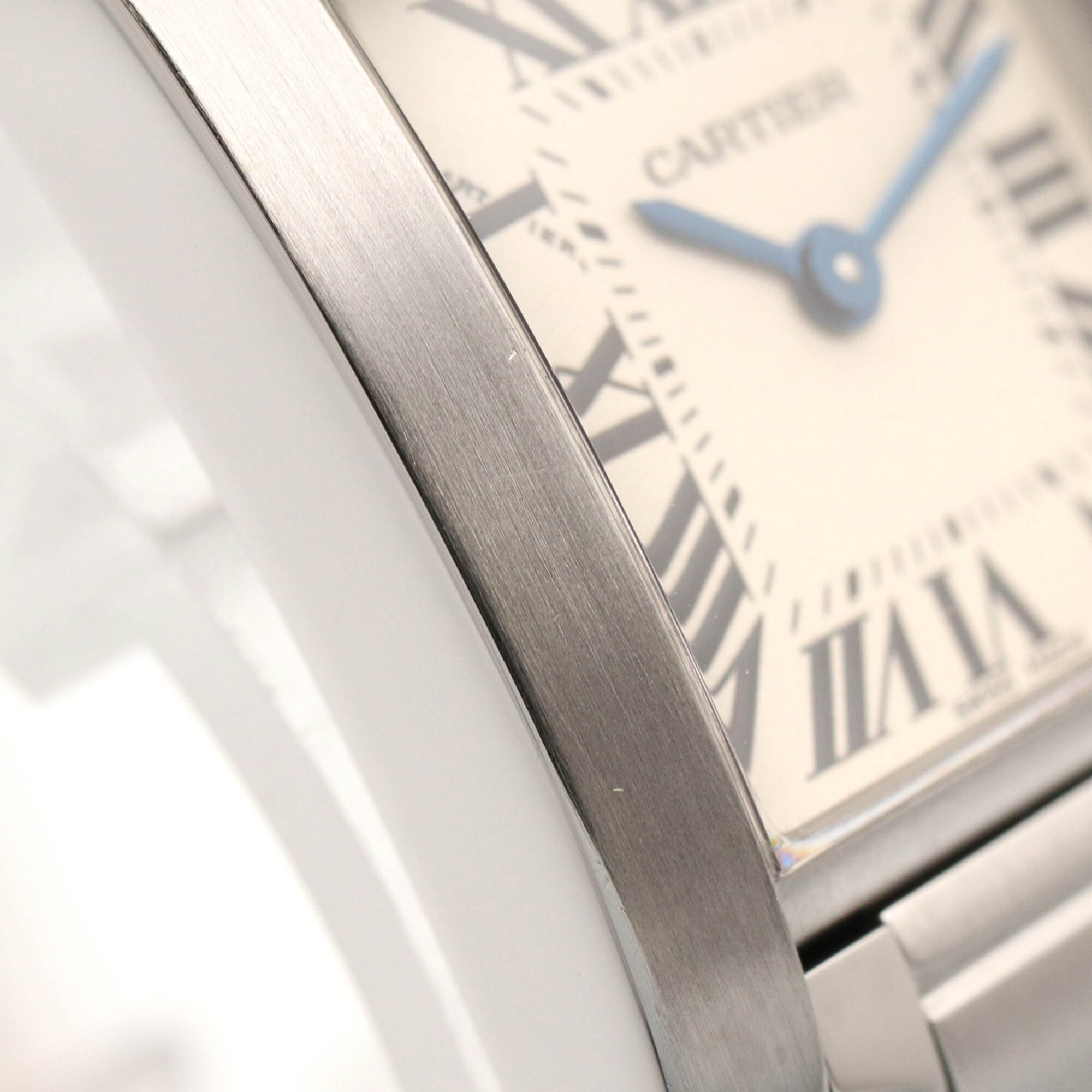 Cartier Tank Française SM Watch, Stainless Steel, Ladies, Ivory (W51008Q3) — Very Good