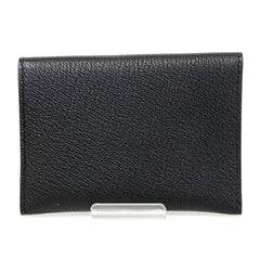 Hermes HERMES Pouch "Envelope" MM Card Case Chevre Mysore H032790CA89 Black — Like New