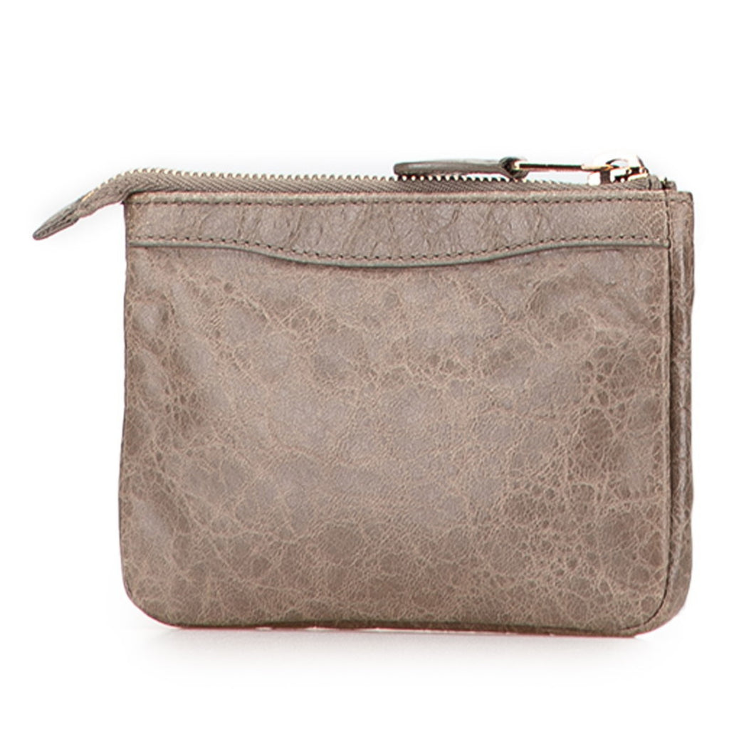 Balenciaga Giant Hip Pouch Coin Purse 272440 Brown Leather Women's BALENCIAGA