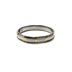 CELINE Men's Ring Platinum Yellow Gold K18 Combi Trim Off — Like New