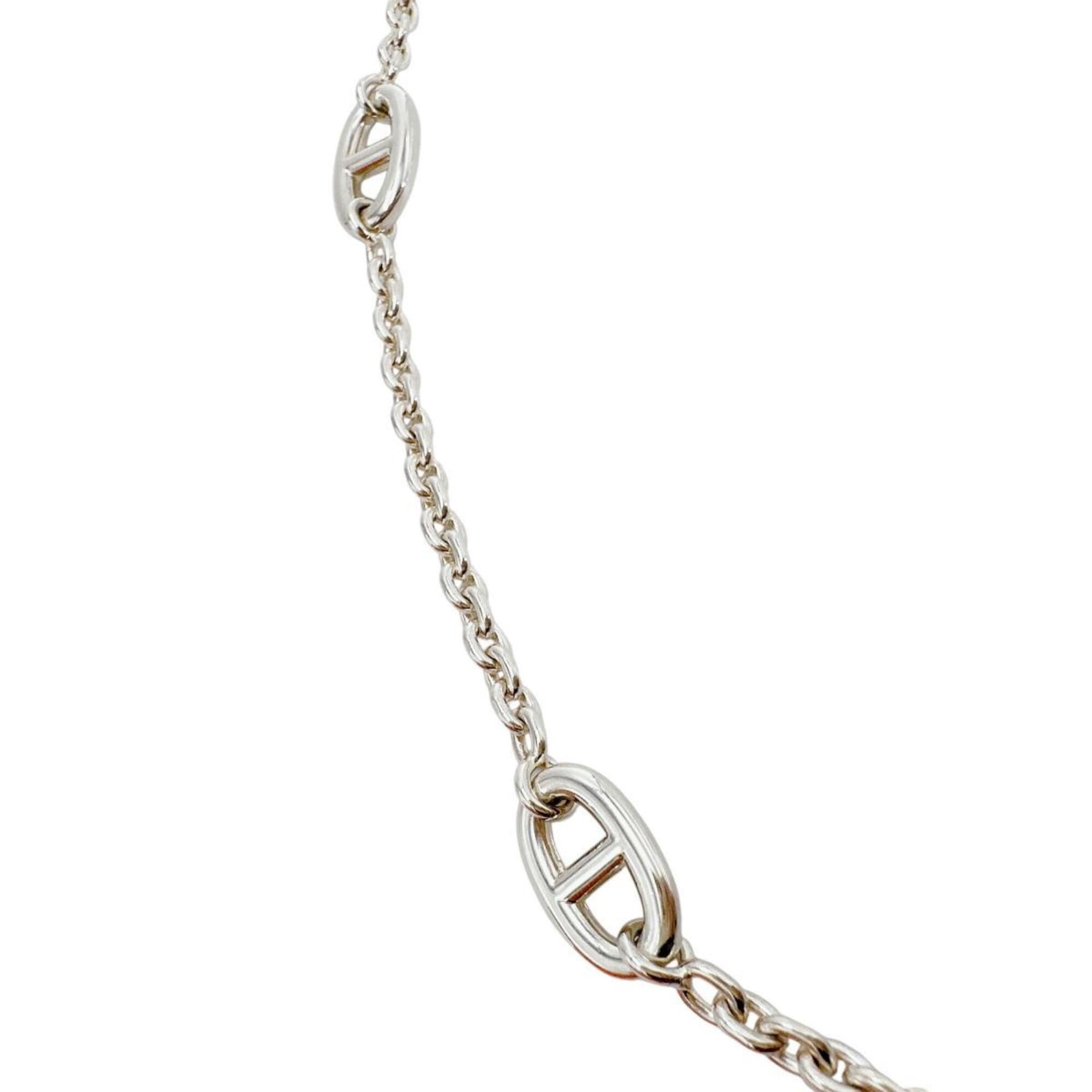 HERMES Farandole Long Necklace Chaine d'Ancre SV925 — Like New