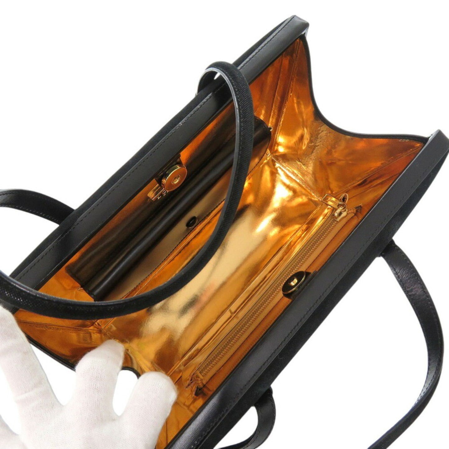 LOEWE Anagram Suede/Leather Black Handbag 1539LOEWE