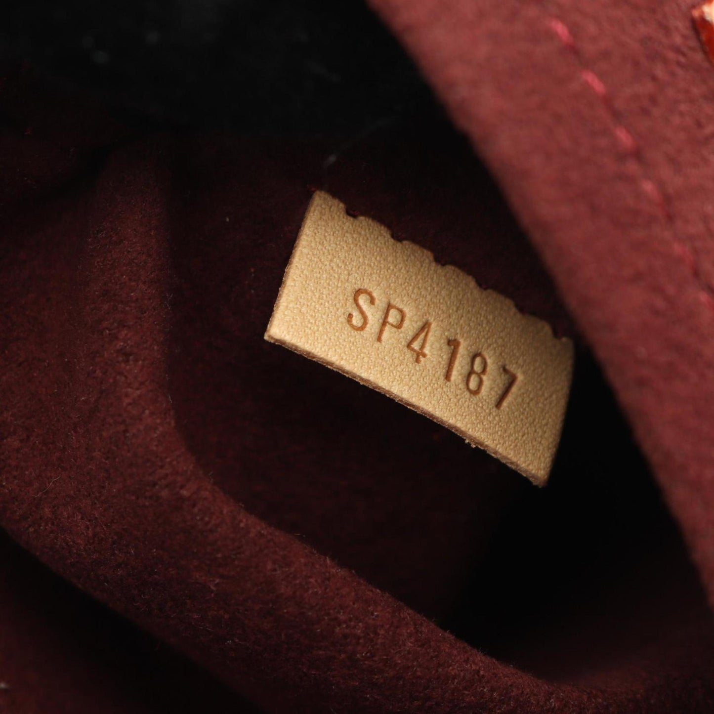 Louis Vuitton Montsouris Backpack Bag, Coated Canvas and Leather, Monogram, Women's, Brown, M43431