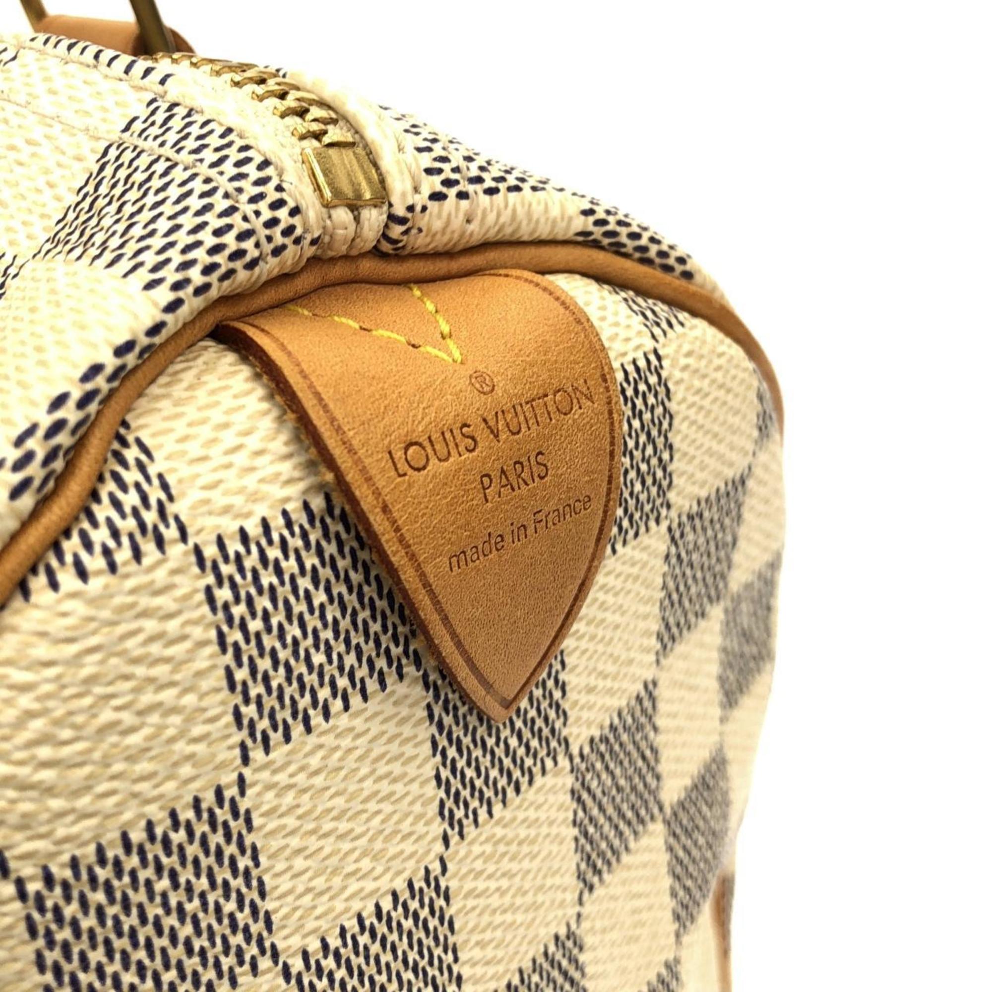 Louis Vuitton Damier Azur Speedy 25cm Boston Bag N41534