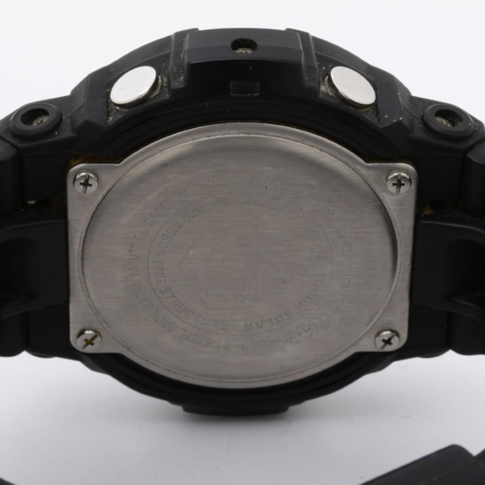 CASIO G-SHOCK ANALOG-DIGITAL GAW-100 SERIES GAW-100B-1A2JF Black Resin/Aluminum Men's Watch — Good