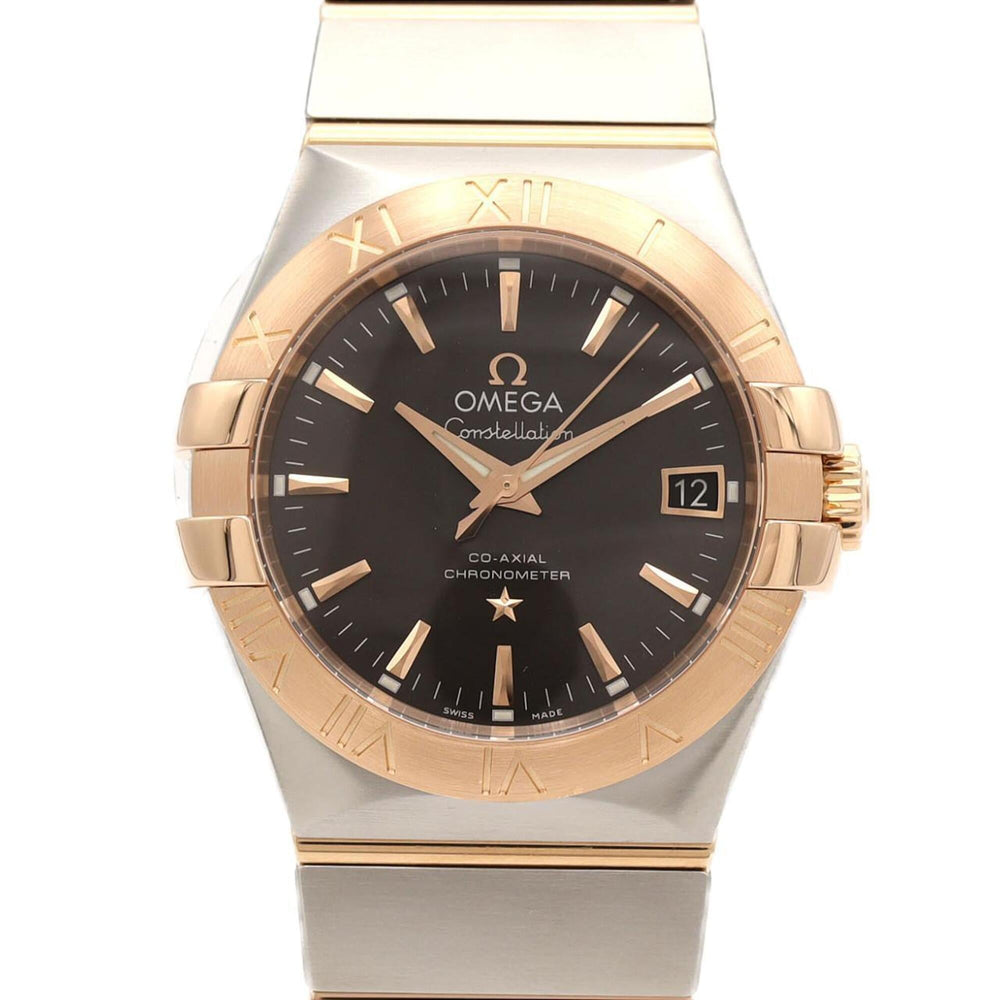 Omega Constellation Brushed RG Combination 123.20.35.20.06.002 SSxPG Automatic Watch — Very Good