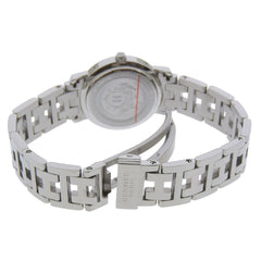 Hermès Clipper Nacre Women's Watch, 12 Diamonds, CL4.230, Stainless Steel, Quartz Movement, Analog Display, White Shell Dial — Very Good