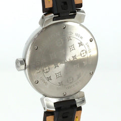 Louis Vuitton Tambour Monogram QA071 SS Quartz Watch — Good