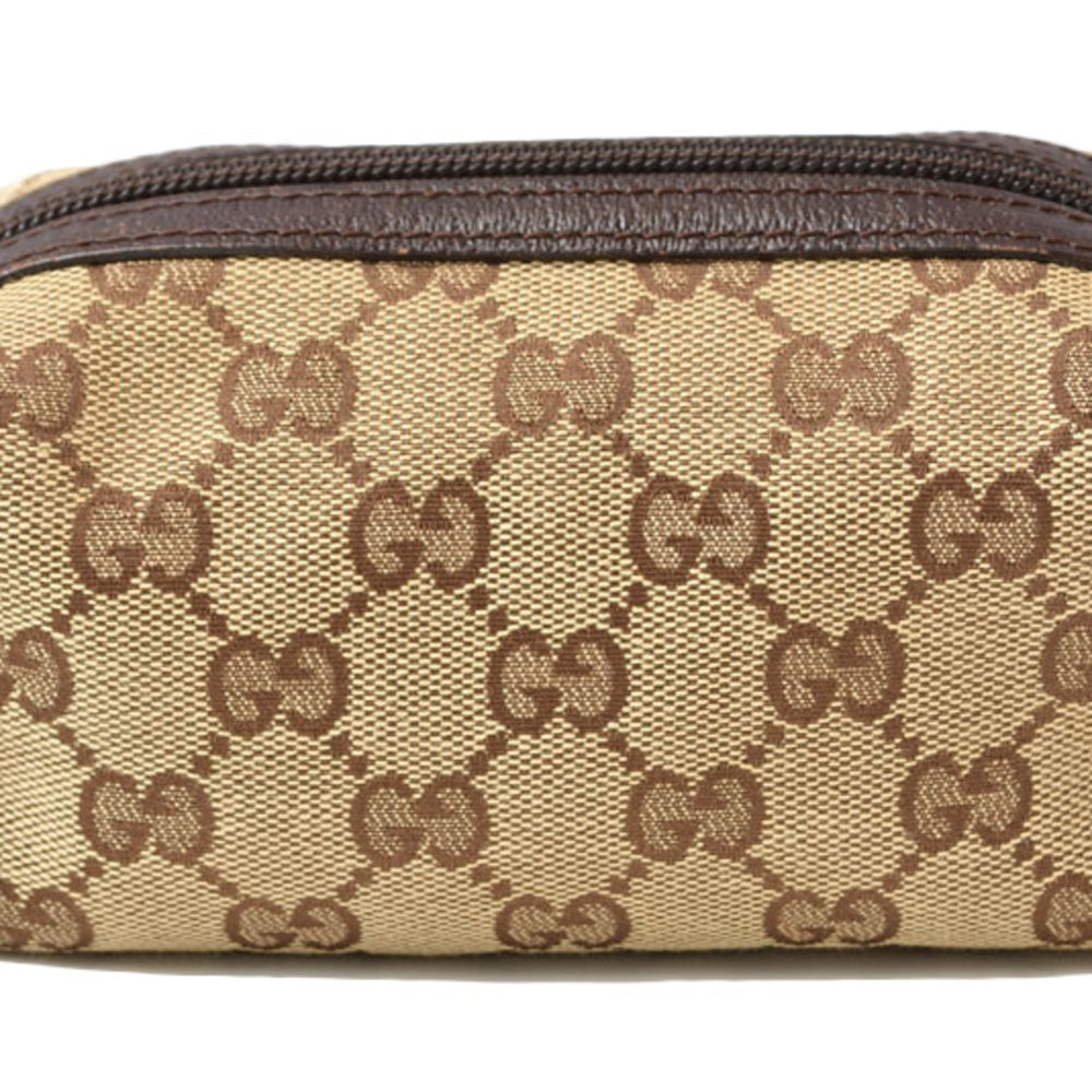 Gucci pouch, GUCCI GG canvas / brown beige, 29596 — Like New