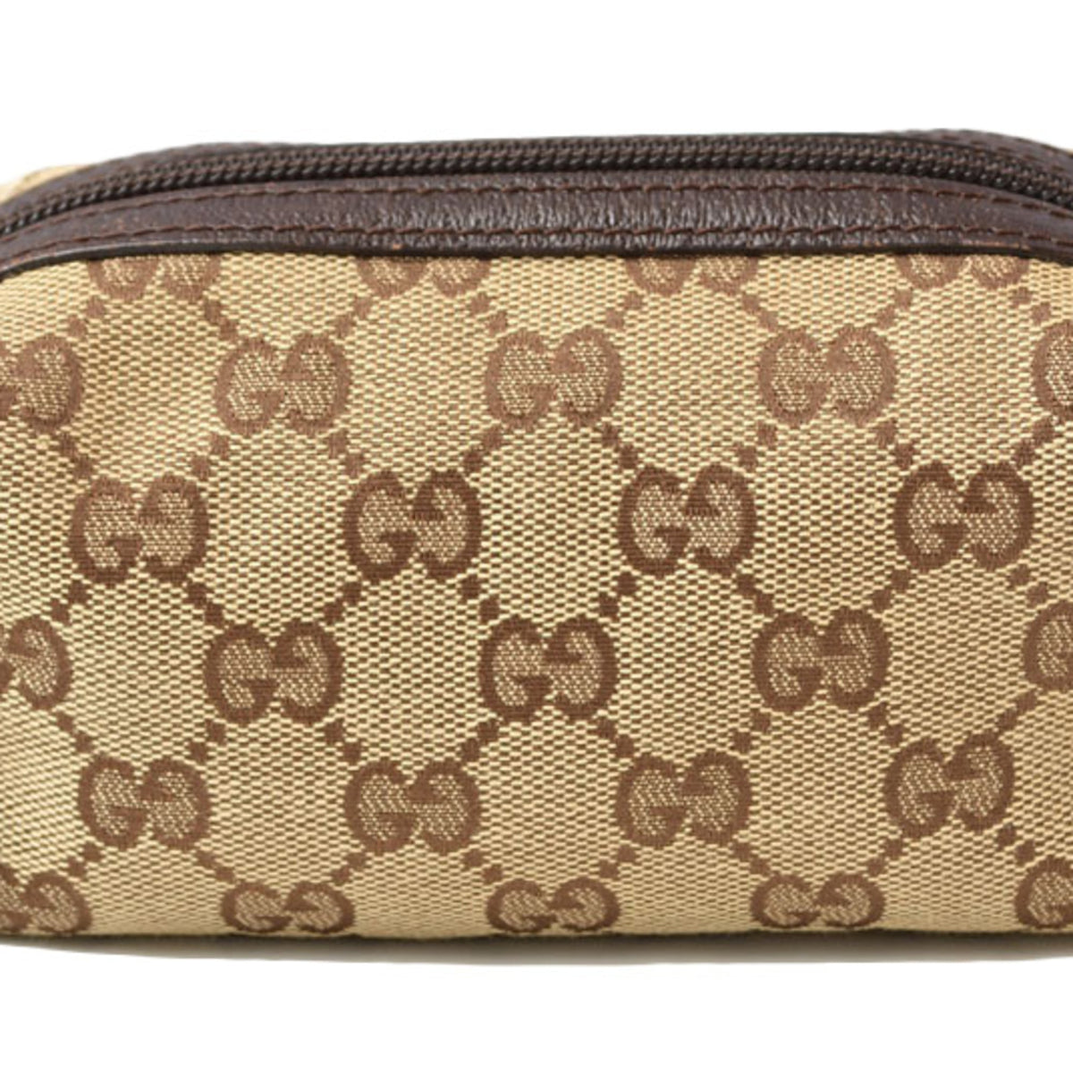 Gucci pouch, GUCCI GG canvas / brown beige, 29596 — Like New