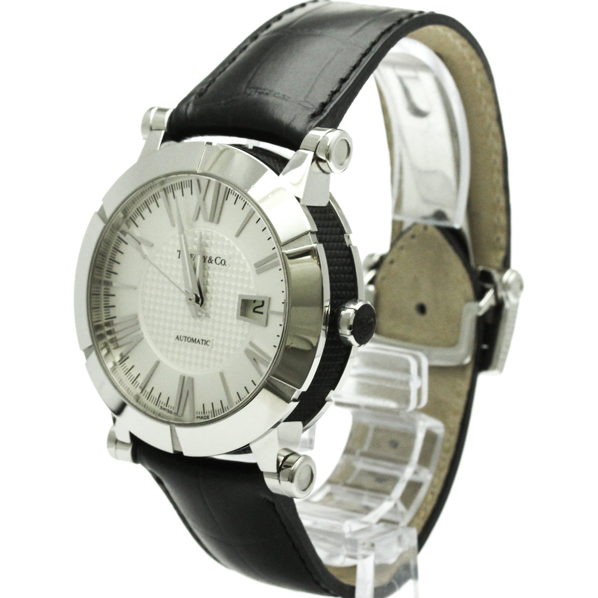 TIFFANY Atlas Gent Steel Automatic Watch Z1000.70.12A21A71A Polished — Very Good