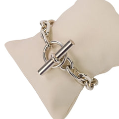 HERMES Chaine d'Ancre MM 14-link bracelet, sterling silver 925, women's — Like New