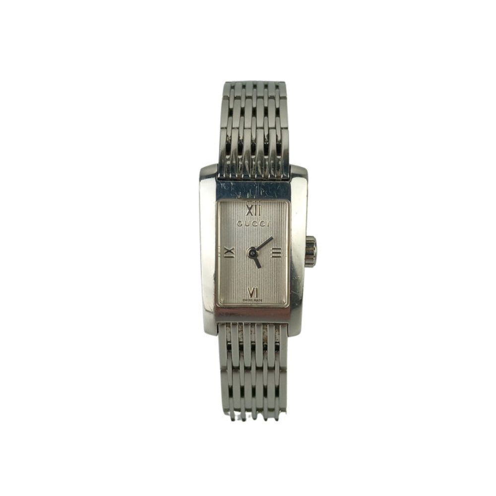 GUCCI G-Metro 8600L Silver Stainless Steel Women's Watch, 2 Hands, Quartz — Good