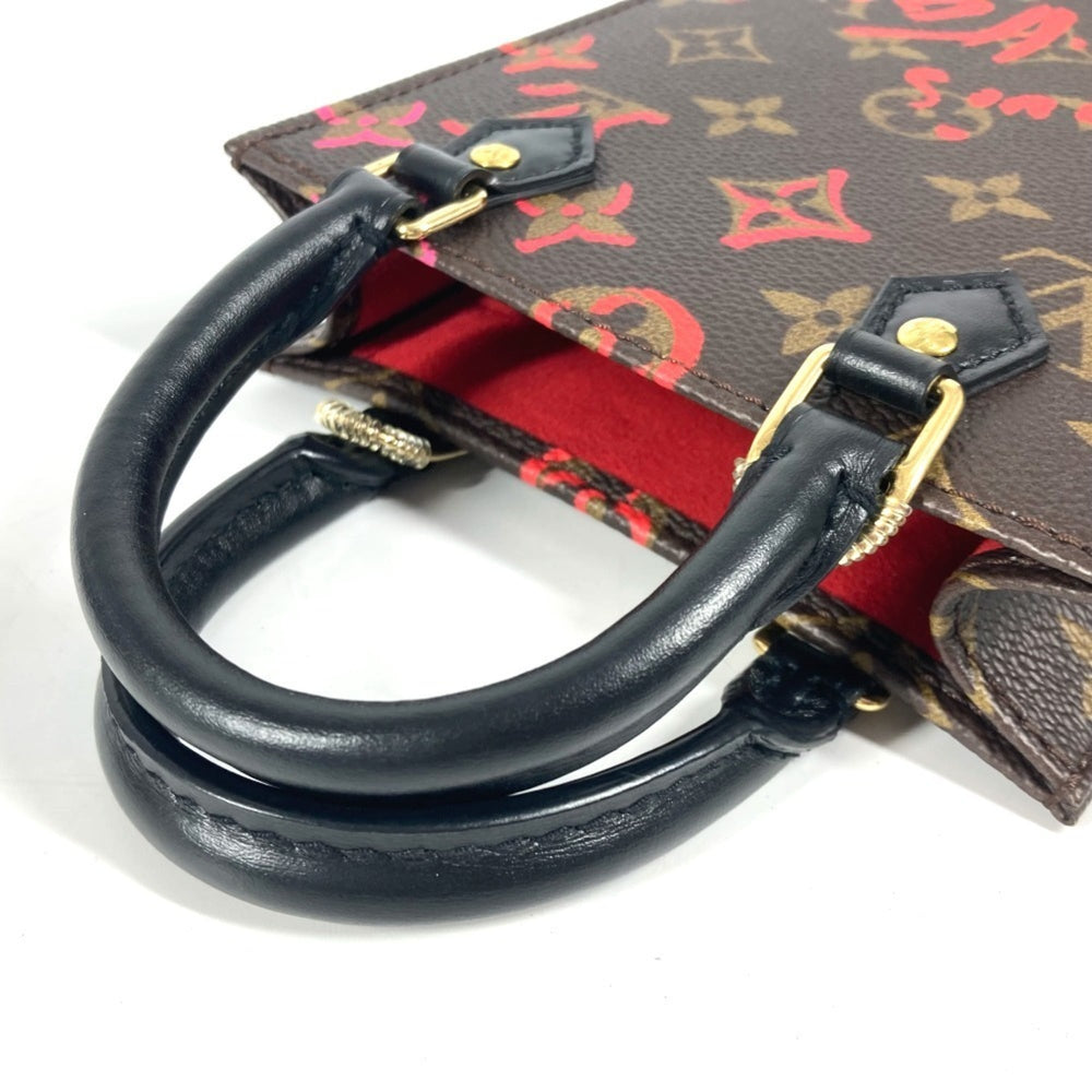 LOUIS VUITTON M80839 Monogram Fall in Love China Limited Petite Sac Plat Bag Handbag Crossbody Shoulder Canvas Women's Brown — Like New