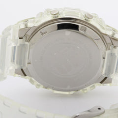 CASIO G-SHOCK DIGITAL 5000 SERIES 40th Anniversary CLEAR REMIX DW-5040RX-7JR Black Clear Stainless Steel/Resin Men's Digital Watch — Like New