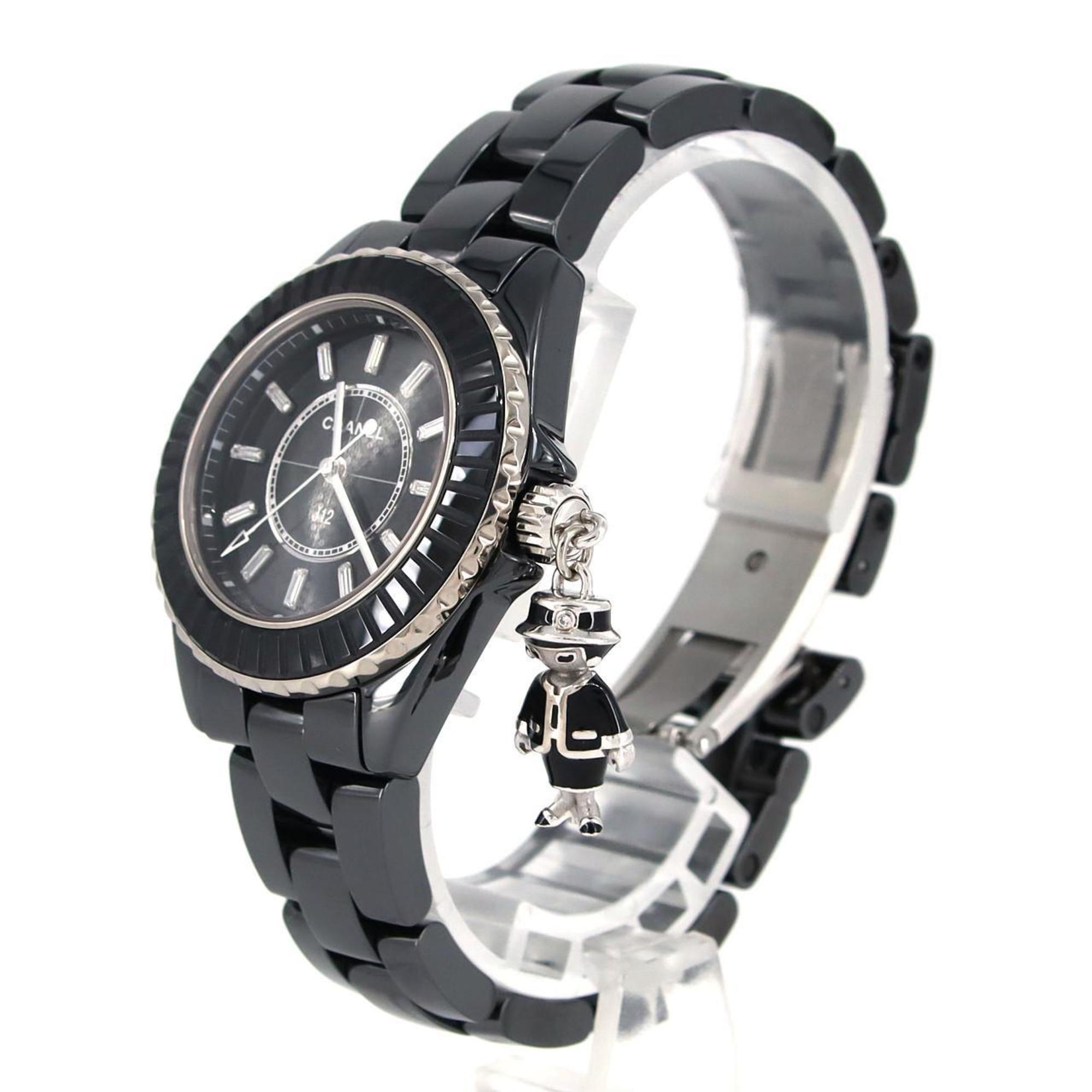 Chanel Mademoiselle J12 Acte 33mm Ceramic xWG LIMITED H6479 Wristwatch Quartz — Very Good
