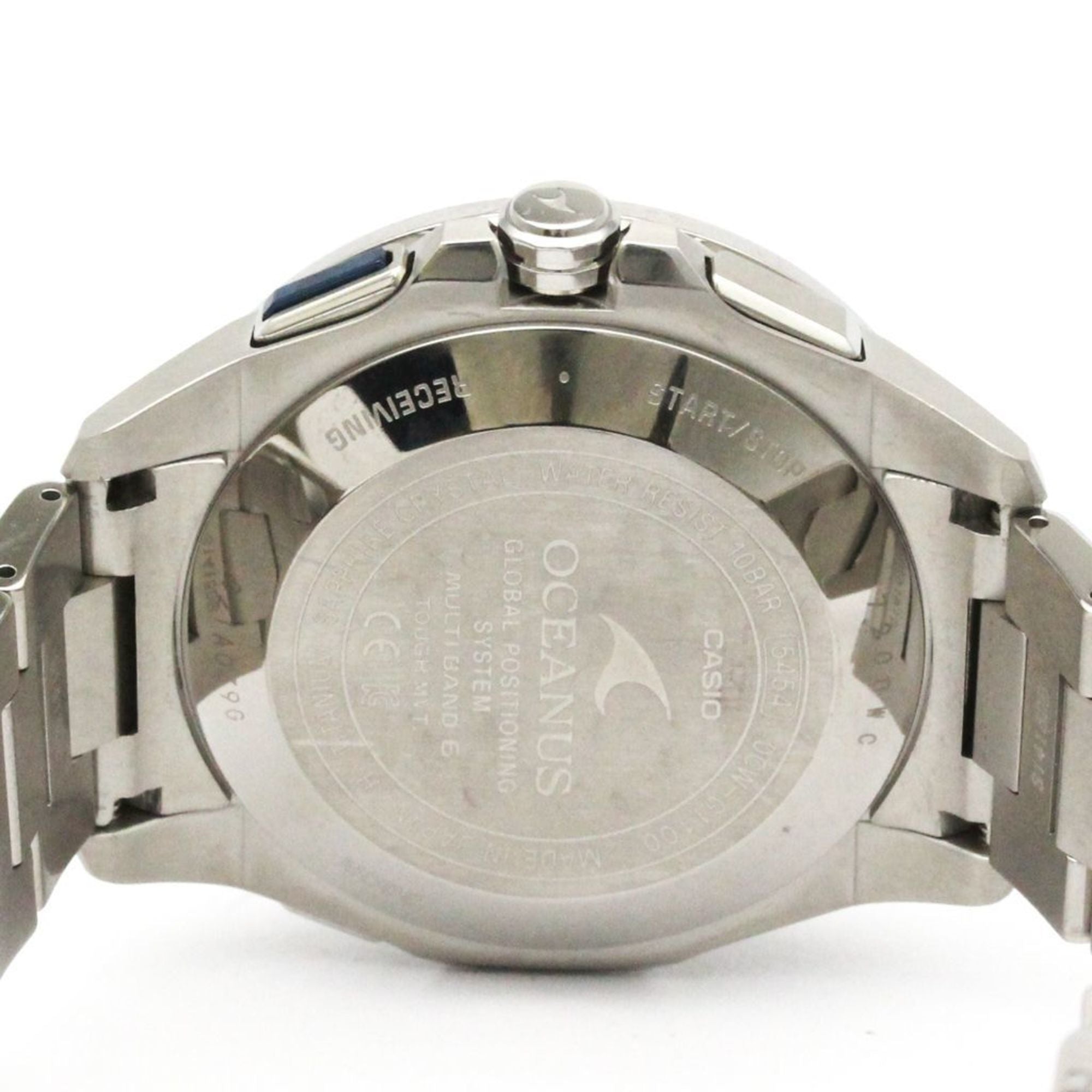 CASIO Oceanus GPS Radio Wave Control Solar Titanium Mens Watch OCW-G1100T-1AJF — Very Good