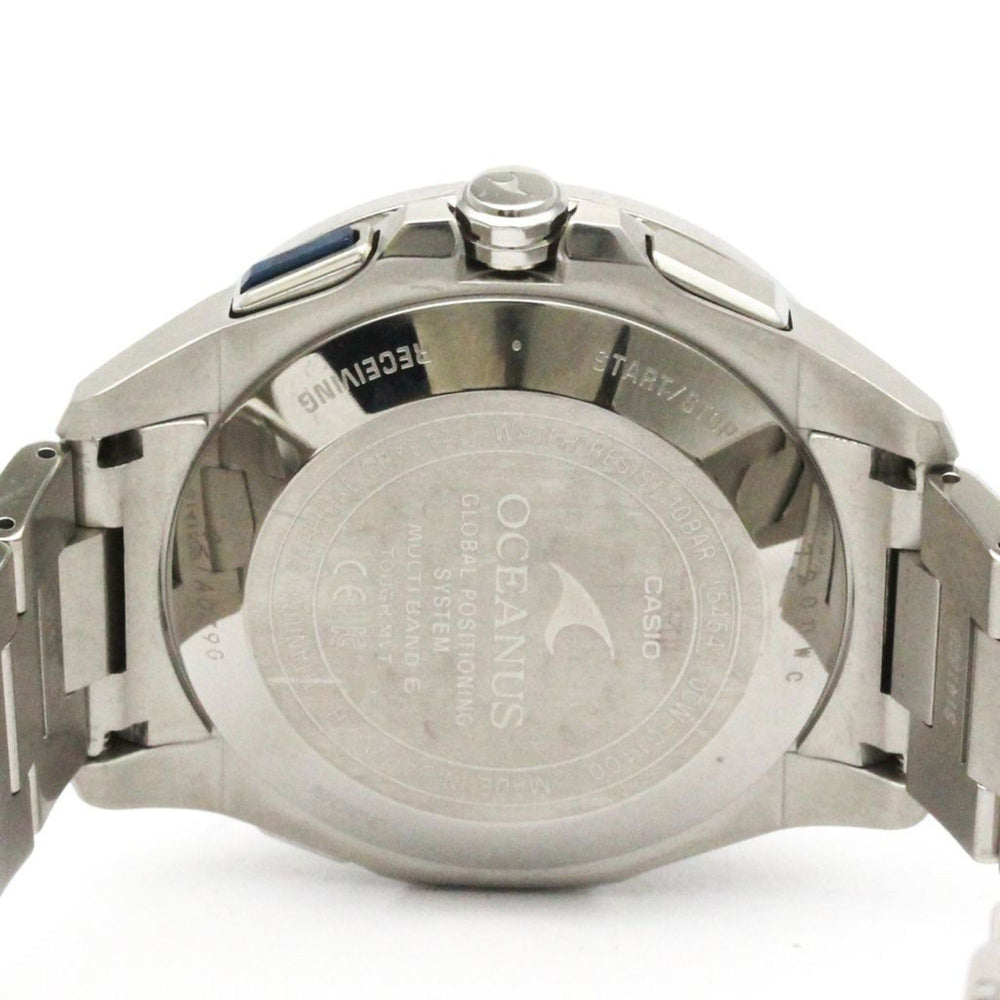 CASIO Oceanus GPS Radio Wave Control Solar Titanium Mens Watch OCW-G1100T-1AJF — Very Good