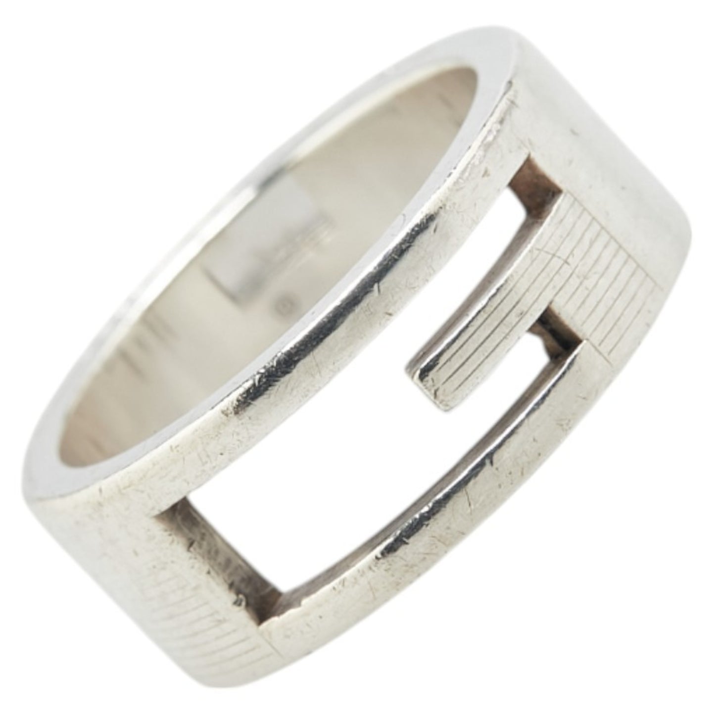 Gucci Branded G Ring #14 SV925 Silver Women's GUCCI