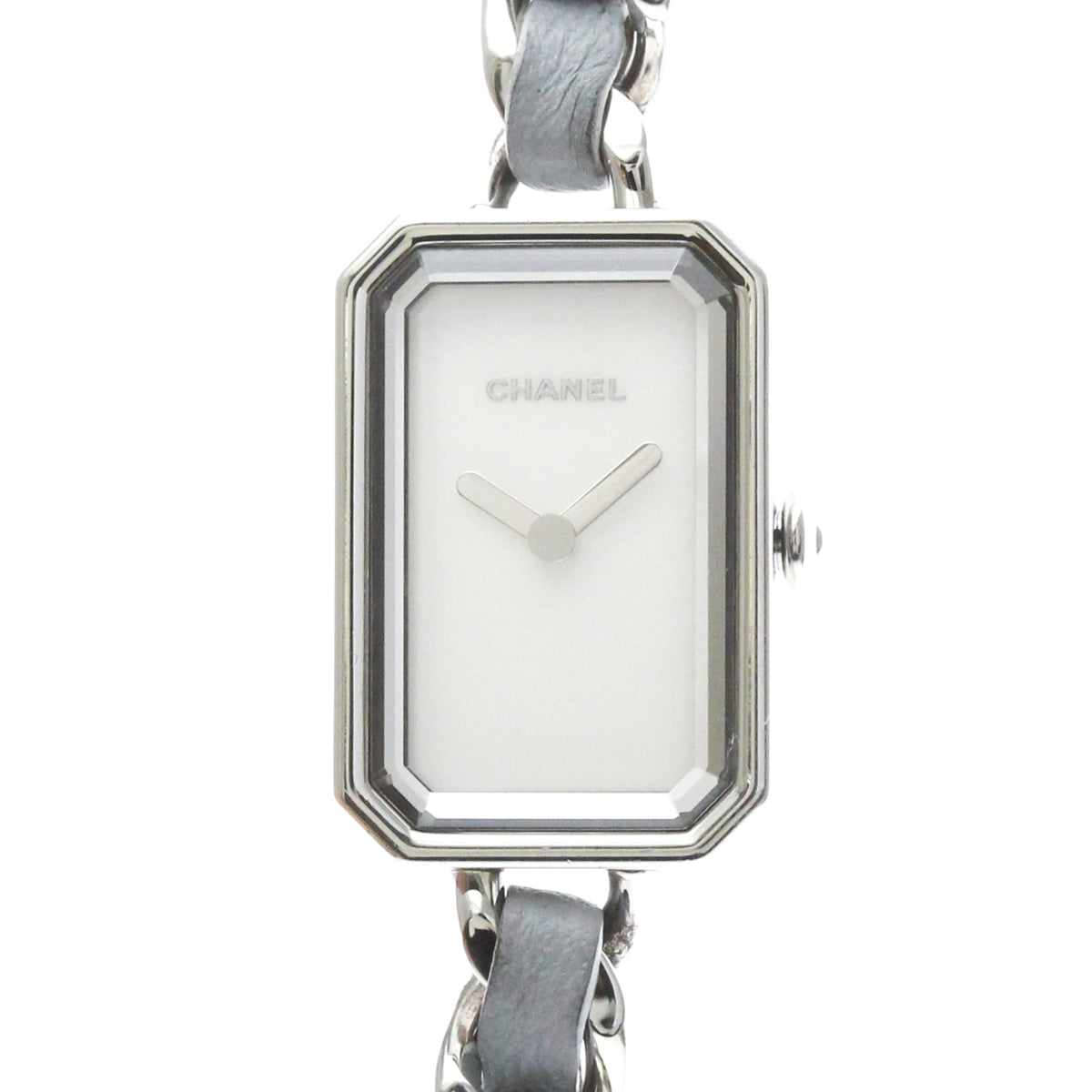 CHANEL Premiere Lock Steel Leather Quartz Ladies Wacth H4327 Polished — Very Good