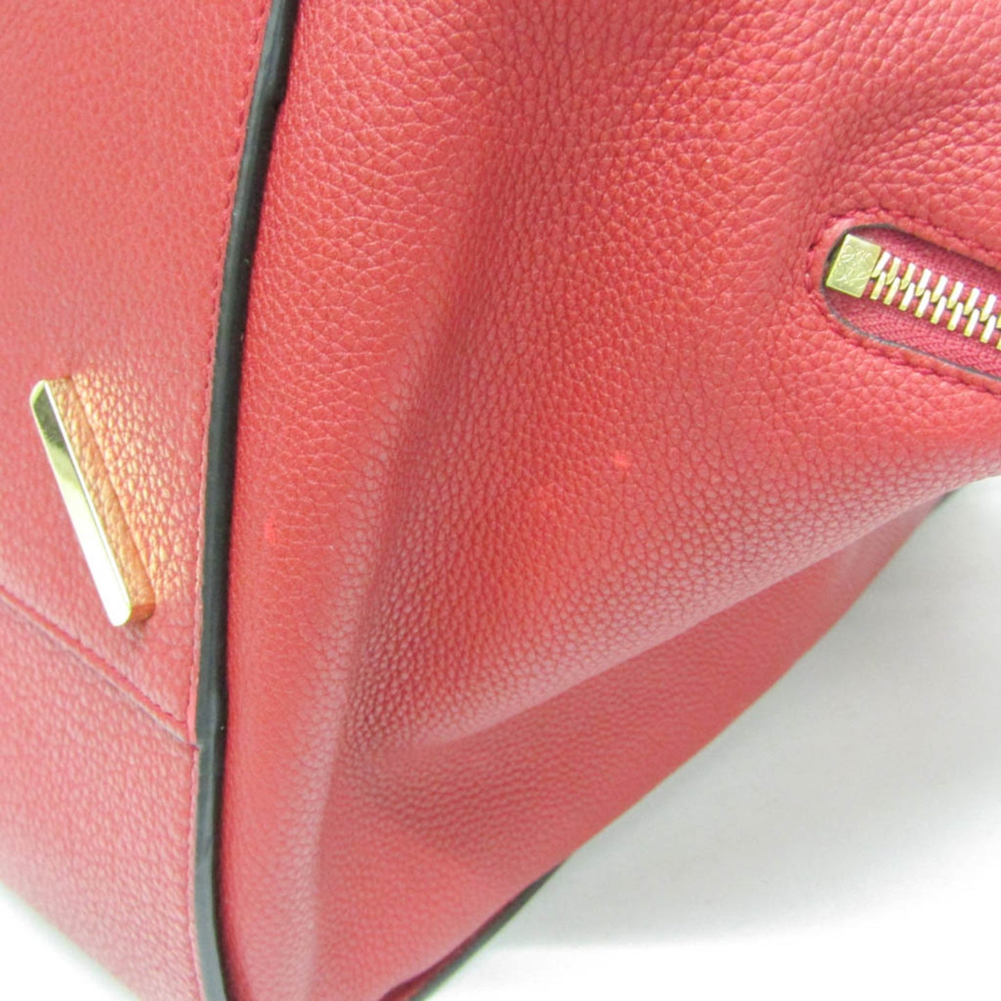 Loewe Hammock Medium Women's Leather Handbag,Shoulder Bag Red Color