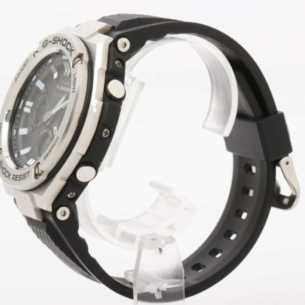 CASIO G-SHOCK G-STEEL GST-W100 Series GST-W110-1AJF Black Resin/Stainless Steel Men's Watch — Good