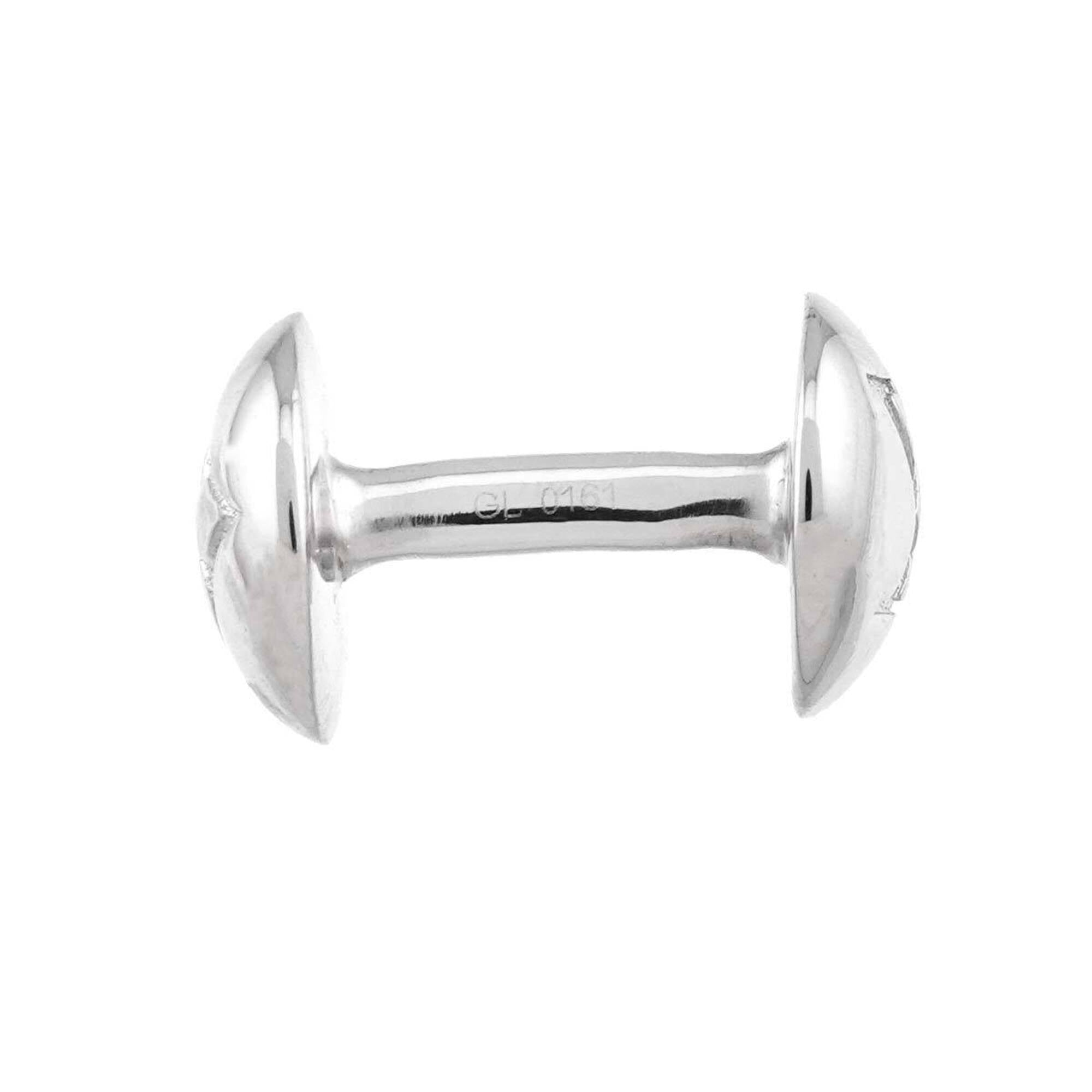 Louis Vuitton Bouton de Manchette Motif Cufflinks, SV 925 Sterling Silver (LV Cufflinks) — Like New