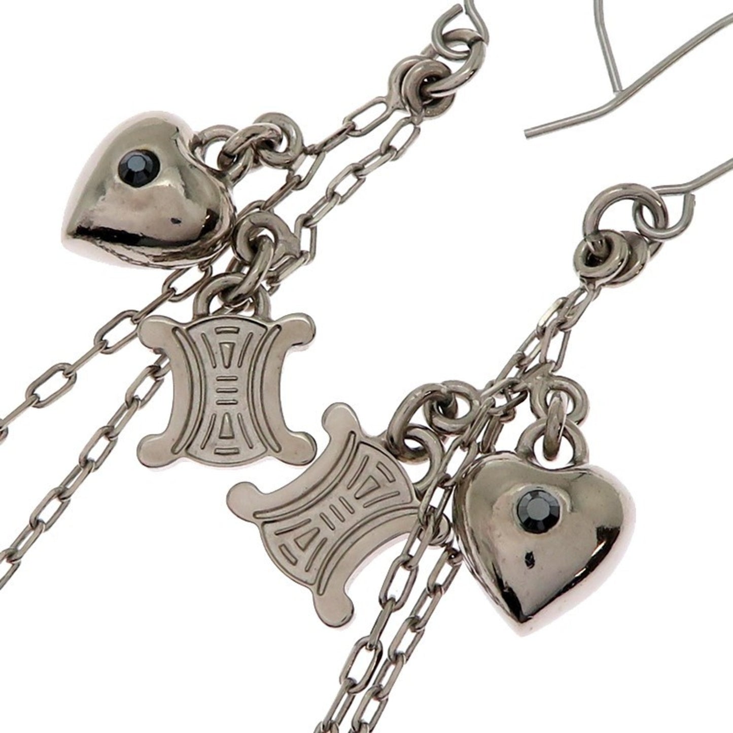 Celine Triomphe Charm Women's Metal Earrings