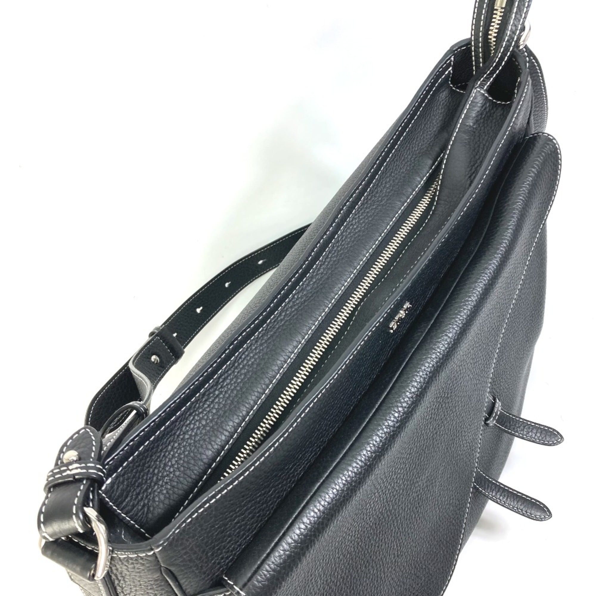 CHRISTIAN DIOR 1ADHO023UL Oblique Crossbody bag Shoulder Bag Black — Like New