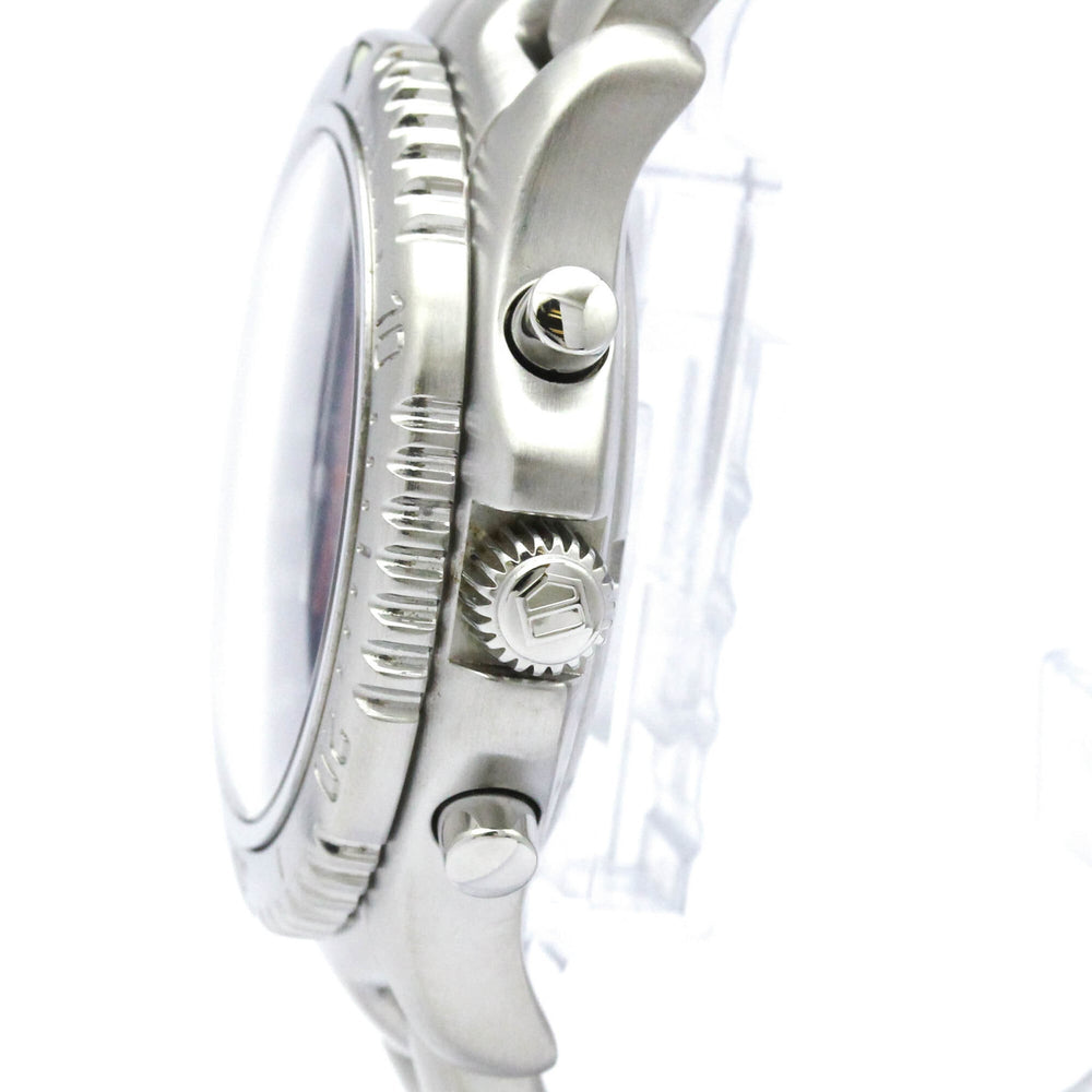 TAG HEUER Link Chronograph Steel Quartz Mens Watch CT1110 Polished — Very Good