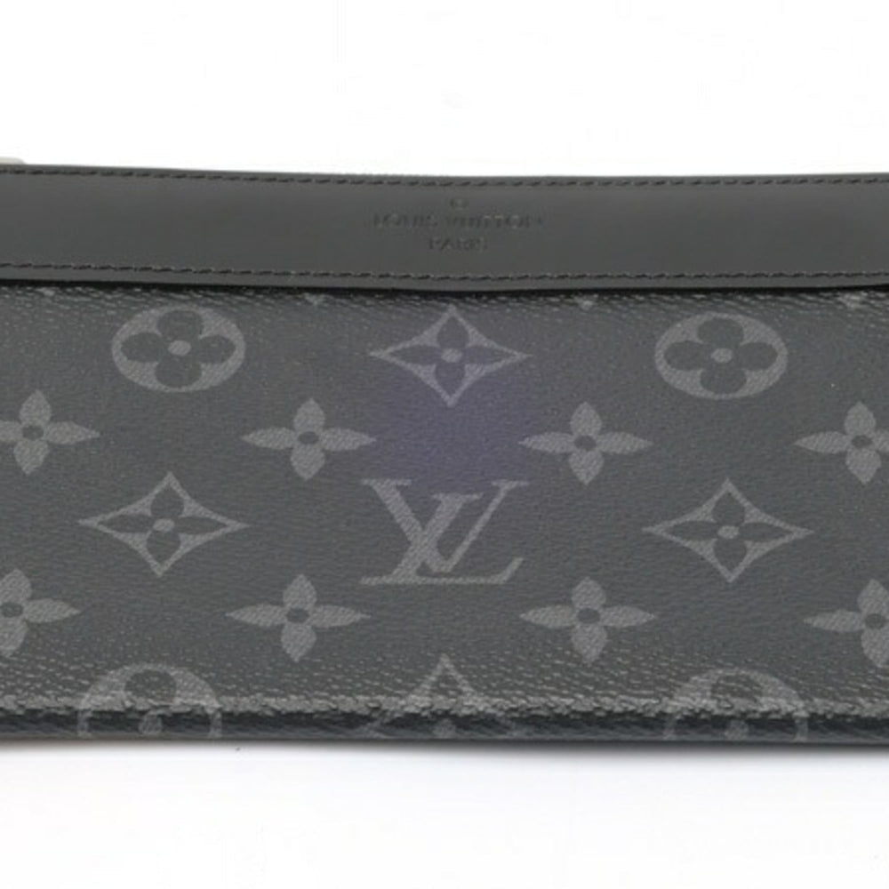 Louis Vuitton Discovery PM Pouch M44323, Monogram Eclipse, Black — Like New
