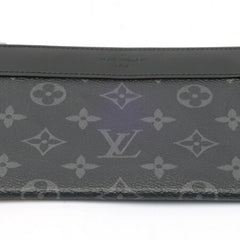 Louis Vuitton Discovery PM Pouch M44323, Monogram Eclipse, Black — Like New