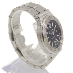 BVLGARI Diagono Date DG40S Automatic Black Dial Watch — Good