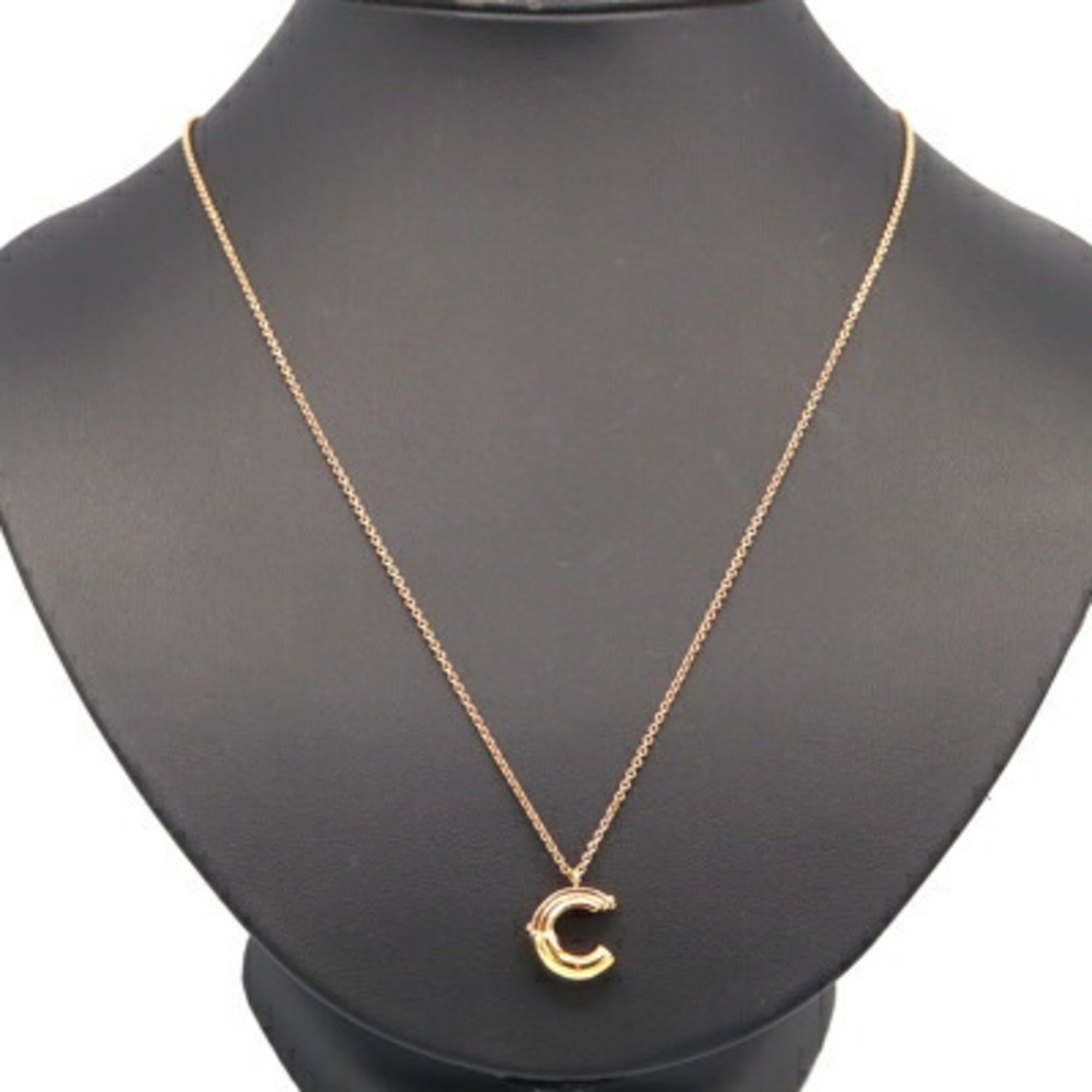 Louis Vuitton Necklace LV&ME C M61058 Gold Metal Pendant Women's Initial Alphabet LOUIS VUITTON — Like New