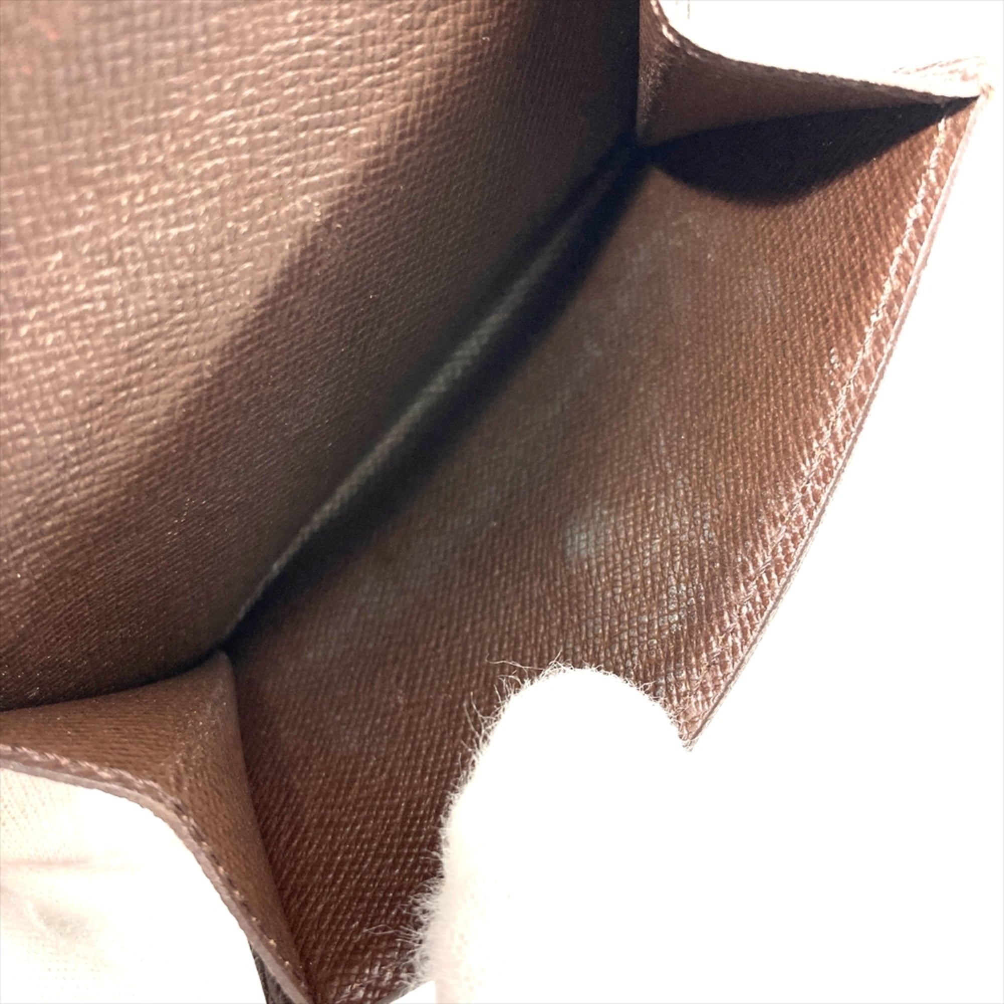 Louis Vuitton Ludlow Tri-fold Wallet, Damier Ebene, N62925, Brown, CT0014