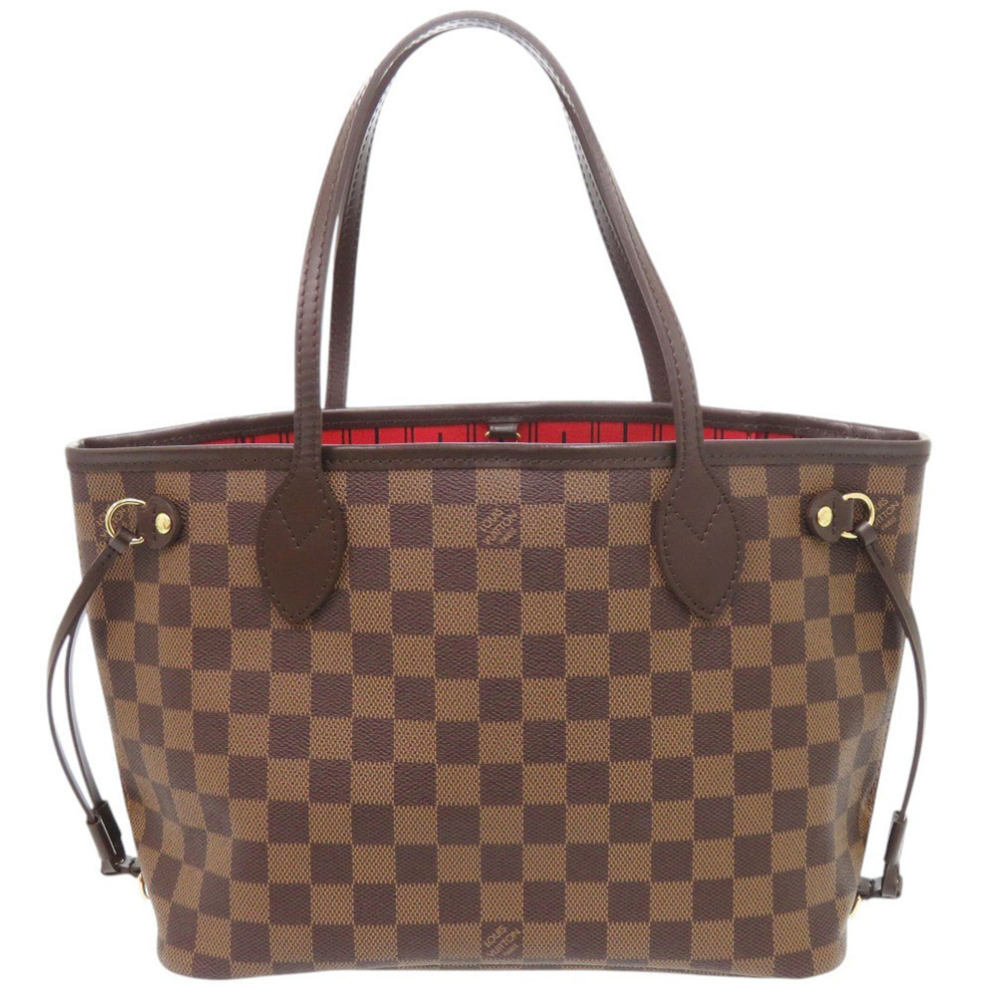 Like New Louis Vuitton Neverfull PM Damier Cerise N51109 Tote Bag LV 0158 LOUIS VUITTON — Like New