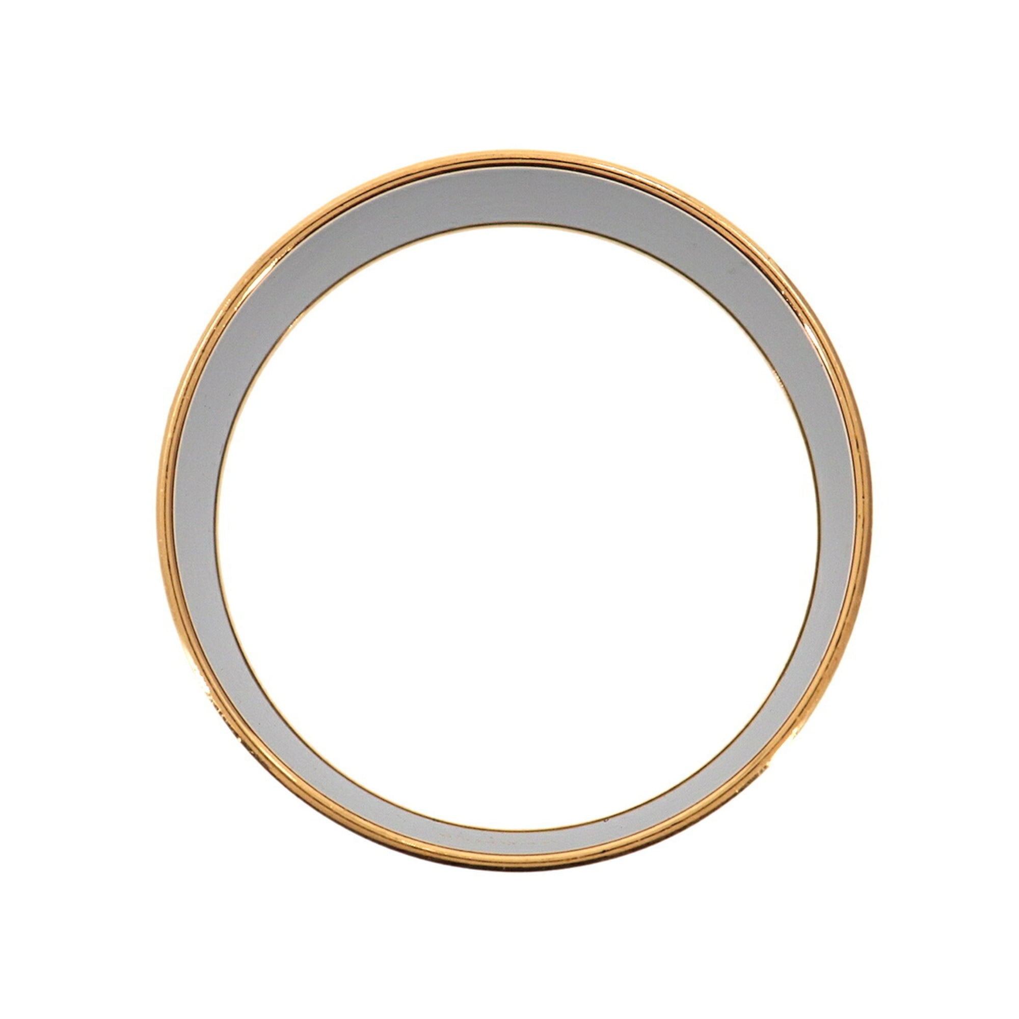 Hermes HERMES Email TGM Bangle Bracelet Brown Gold — New - Store Return