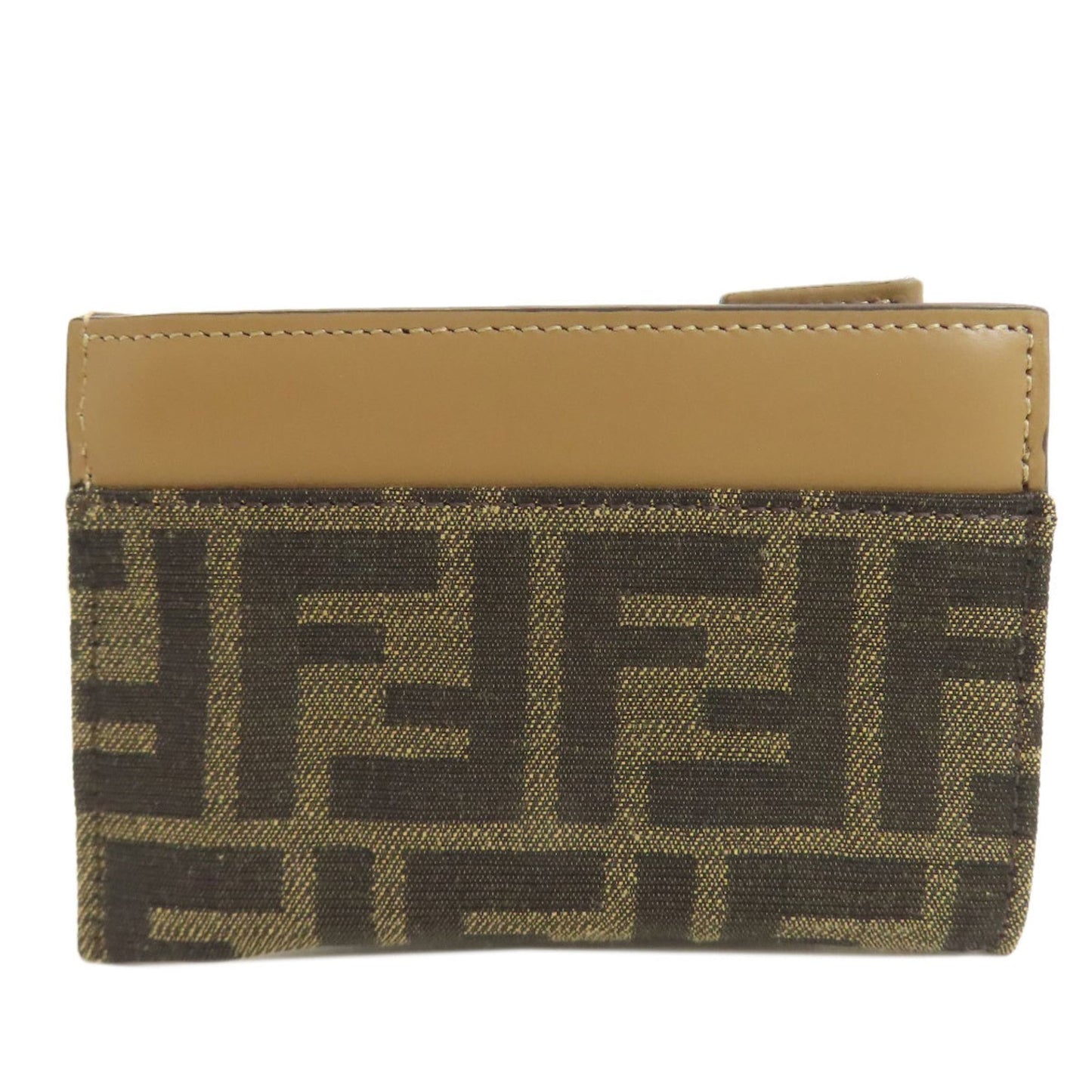 Fendi Zucca patterned canvas coin purse for women