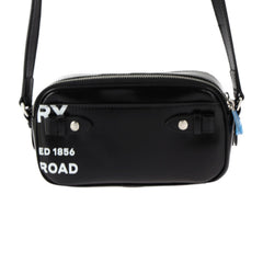 BURBERRY Camera Micro Horseferry Shoulder Bag 8022339 Coated Canvas Leather Black White Crossbody Pochette 2409053010026R1 — New - Store Return